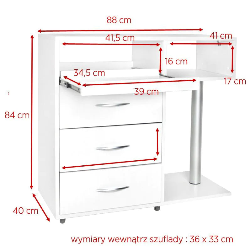Unità assistente podologica Y-300 bianco