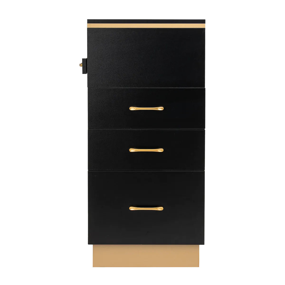 Mobile postazione parrucchiere nero oro 2027BG