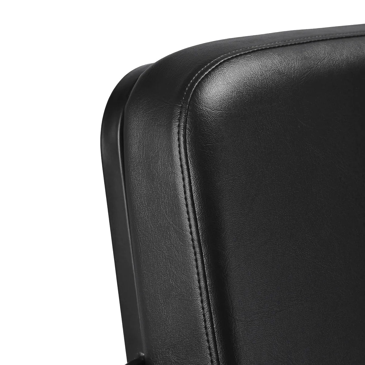 Poltrona da parrucchiere Madrid nera con base nera
