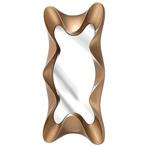 Specchio Nami LIGHT Ceriotti, made in Italy dispone di una struttura in vetroresina in diversi colori a scelta con luce compresa.