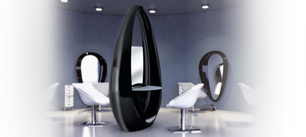 Specchio O'Clock Ceriotti, made in Italy, è perfetto per il salone che vuole uno stile moderno e originale per potersi distinguere dalla concorrenza
