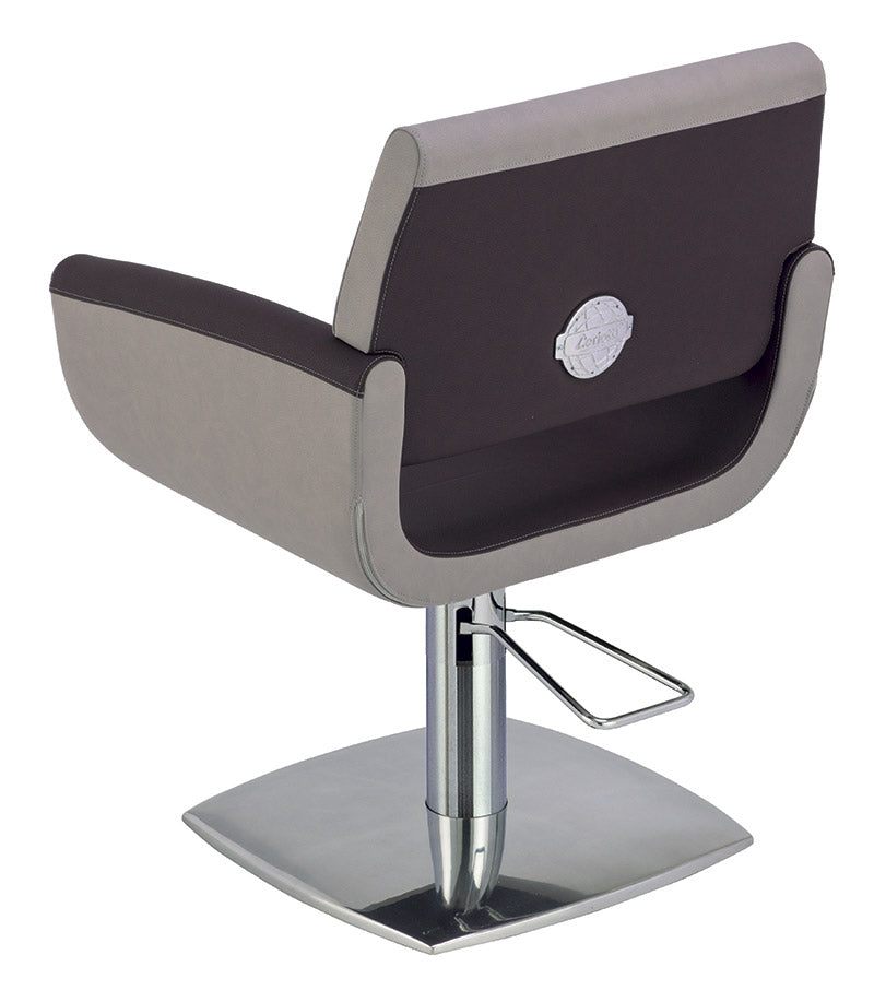 Sedia parrucchiere Ceriotti Emma poltrona di alta gamma conserva uno stile semplice e elegante. Alta qualità made in Italy.