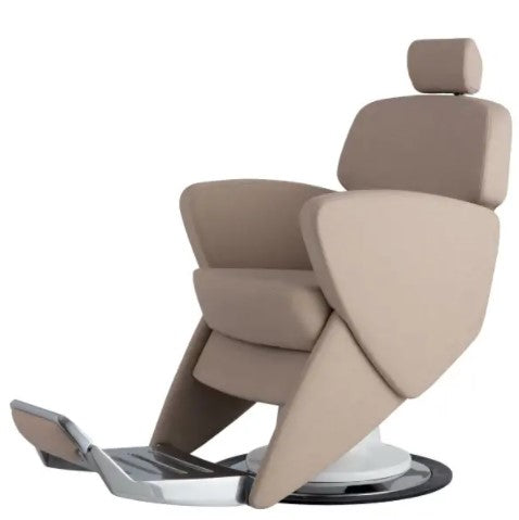Poltrona JUPITER 507 Ceriotti è una poltrona da barber shop con una struttura in metallo in poliuretano schiumato con inserti in legno.