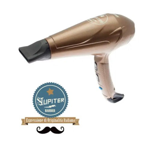 Phon professionale JUPITER BARBER della Ceriotti nella modalità “Barber” l’aria e la temperatura sono calibrate per gestire barba e baffi