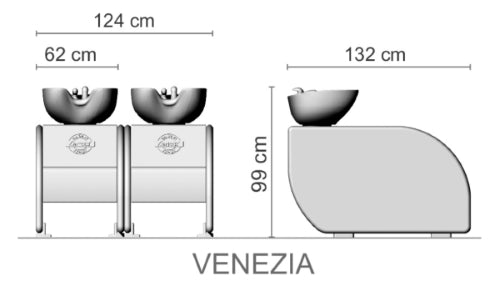 Lavatesta Venezia Ceriotti per il salone moderno che cerca uno stile semplice ed elegante. Made in Italy. Possibilità di personalizzazione.