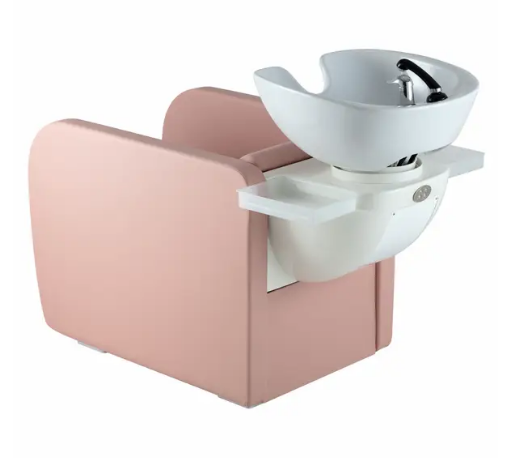 Lavatesta Suite Ceriotti con struttura molto ampia che offre una seduta confortevole, con alzagambe elettrico per offrire un servizio di puro relax al cliente oltre allo shampoo. Infine il lavaggio è compreso di vasca in ceramica basculante di colore bianco, lateralmente presenta anche dei comodi vassoi per agevolarvi, infine è completo di doccetta con miscelatore.
