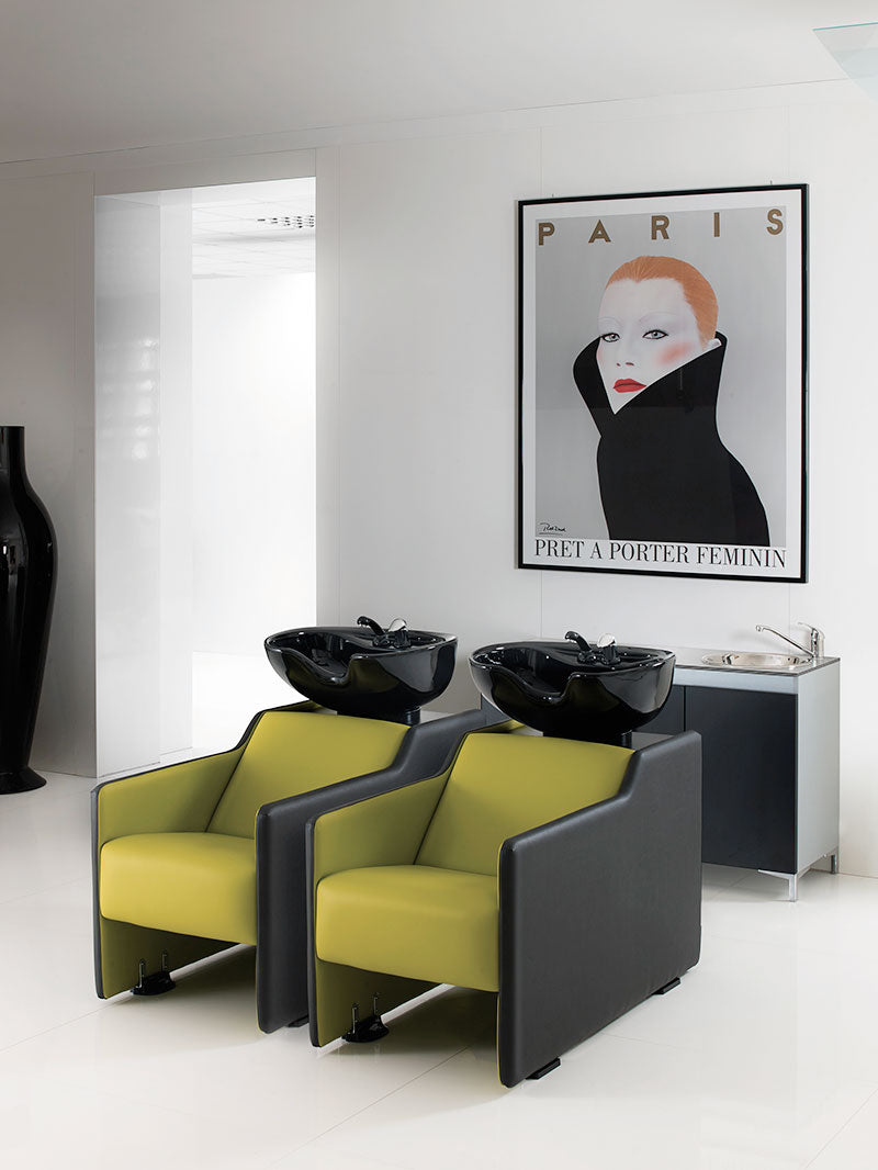 Lavaggio per parrucchieri Oxford Ceriotti per il salone sofisticato che cerca uno stile elegante e sontuoso. Made in Italy.