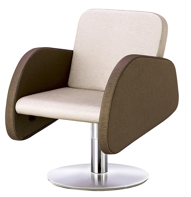 Poltrona per parrucchieri Ceriotti Ally per il parrucchiere tradizionale che ricerca uno stile semplice e elegante. Alta qualità made in Italy.