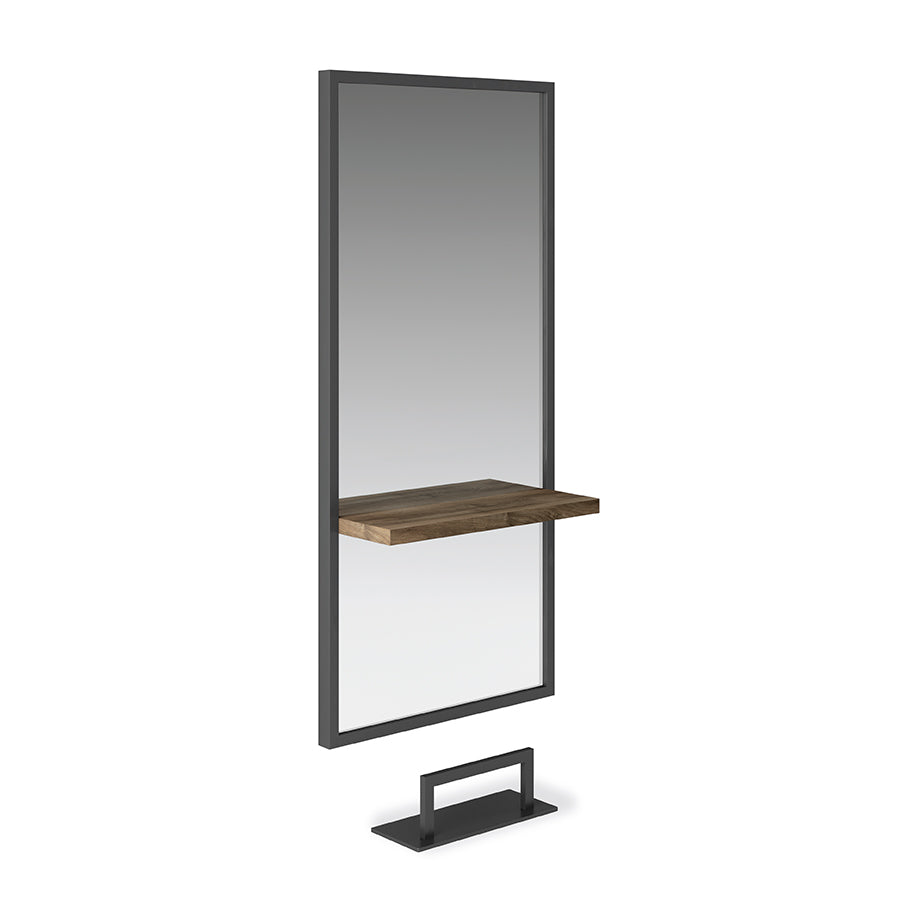 Specchiera tonda POSH una postazione circolare a muro effetto oro con illuminazioni dal diametro di 120 cm