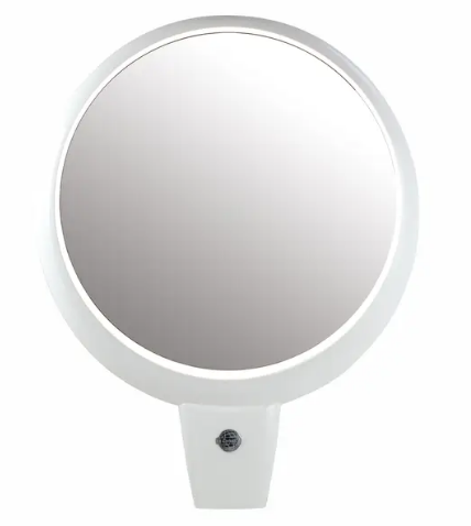 La postazione in nobilitato MOONLIGHT è con un'elegante struttura dotato di una struttura in poliuretano rigido laccato di colore bianco.
Gli specchi sono di forma tonda, è possibile su richiesta riceverli con illuminazione a Led per una maggiore precisione durante lo styling