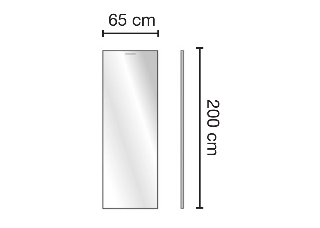Specchio Arezzo Ceriotti, made in Italy, composto da uno specchio con cornice in ABS verniciato (effetto alluminio).