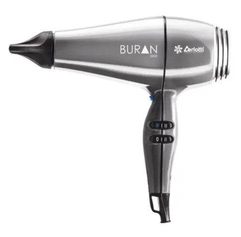 Phon professionale BURAN TOURMALINE 3800 Ceriotti silenzioso e performante con un flusso aerodimanico e dai benefici della tormalina rossa