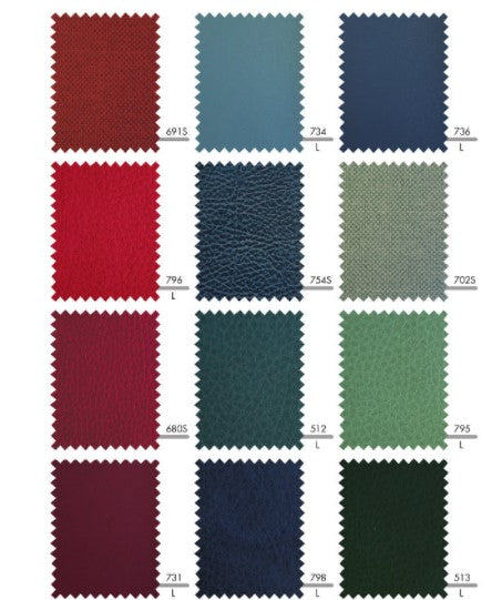 il Pouff Billy Longue della Ceriotti disponibile in vari colori con possibilità di rivestimenti skai a scelta