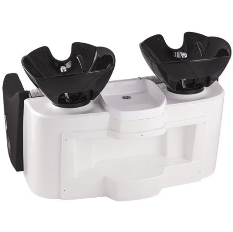 Lavatesta parrucchieri DUETTO SUPERIOR Ceriotti lavabo professionale per parrucchieri a divanetto, con due posti ampi e comodi.
