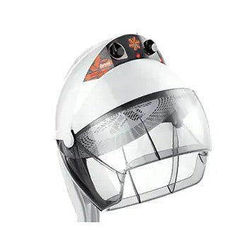 Casco elettrico GONG automatico Ceriotti con design compatto, innovativo con visiera a scorrimento, ampia campana con aria guidata.