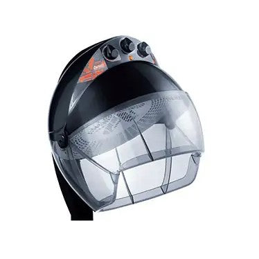 Casco elettrico GONG automatico Ceriotti con design compatto, innovativo con visiera a scorrimento, ampia campana con aria guidata.