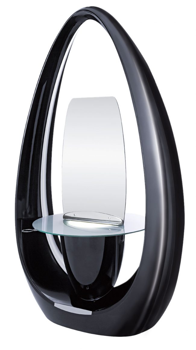 Specchio O'Clock Ceriotti, made in Italy, è perfetto per il salone che vuole uno stile moderno e originale per potersi distinguere dalla concorrenza