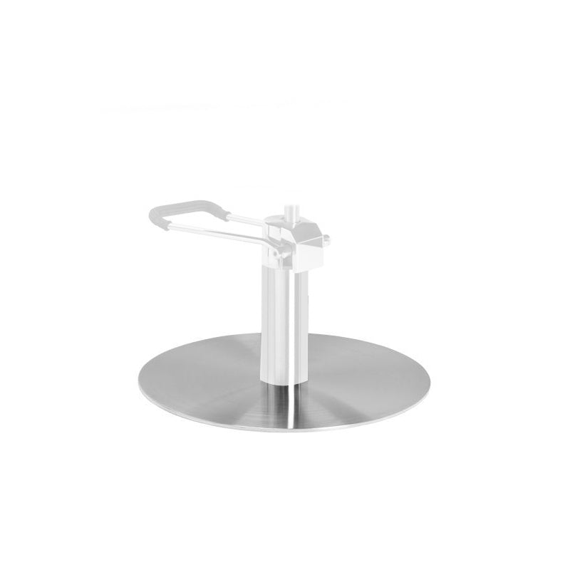 Sedia da barbiere con base rotonda inox L010