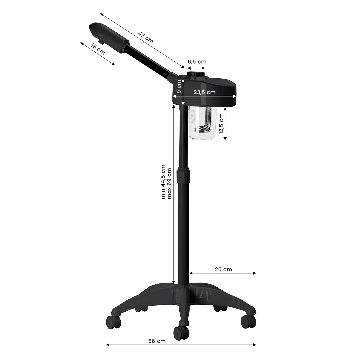 Vaporizzatore Vapozone Giovanni D-09 nero