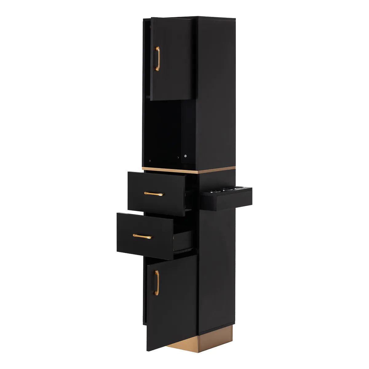 Mobile contenitore da parrucchiere TOTEM GOLD