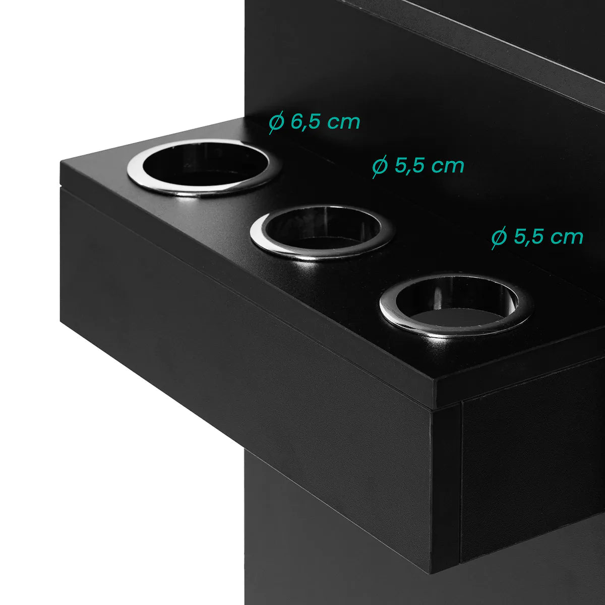 Mobile da parrucchiere TOTEM BLACK