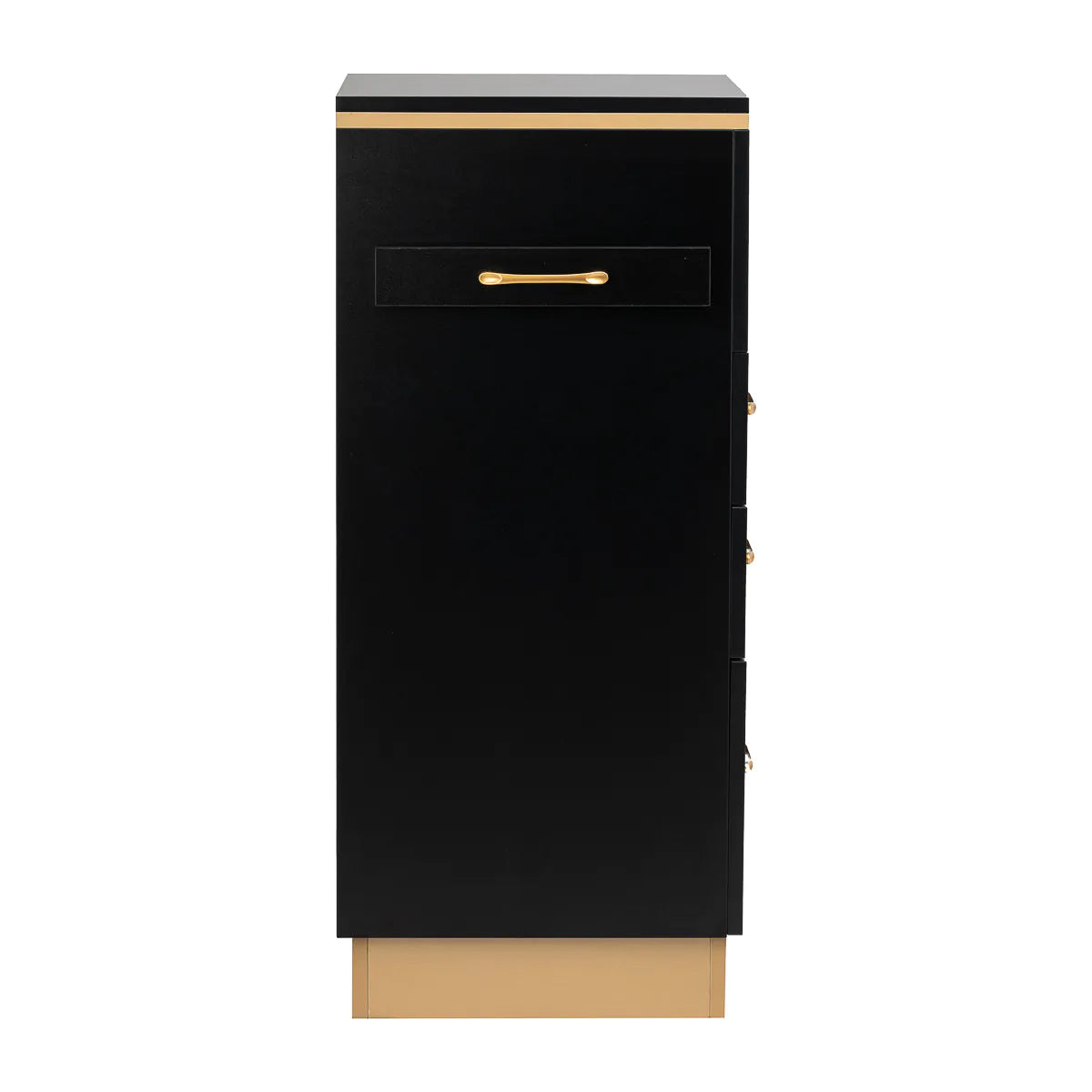 Mobile postazione parrucchiere nero oro 2027BG