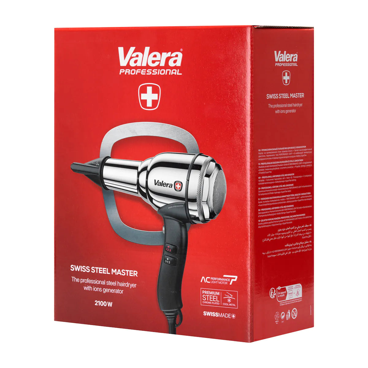 Asciugacapelli Valera Steel Master Chrome ionic 2100W