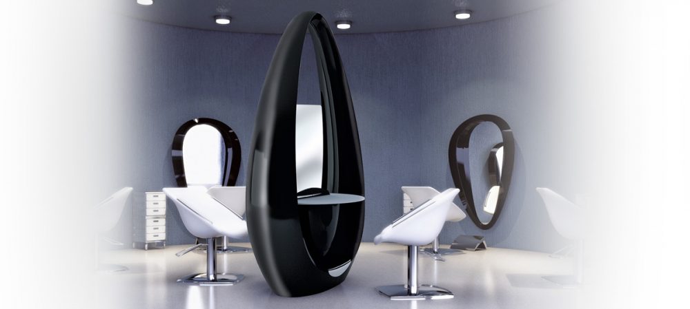 Specchio O'Clock Ceriotti, made in Italy, è perfetto per il salone che vuole uno stile moderno e originale per potersi distinguere dalla concorrenza