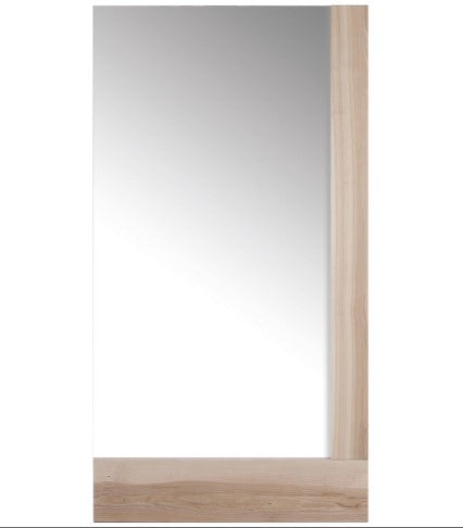 Lo specchio FRASSINO (parte destra) della Ceriotti insieme alle altre due parti è elegante, con la possibilità di montarlo a muro.