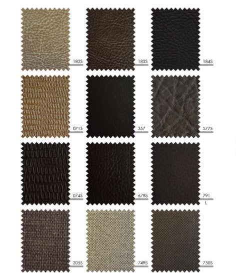 Poltrona Make up Ceriotti Gaia recliner in poliuretano schiumato con inserti in legno. Rivestimenti skai a scelta.