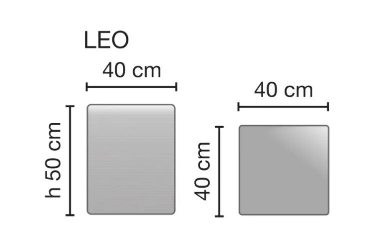 il pouff Leo della Ceriotti monoposto disponibile in vari colori con possibilità di rivestimenti skai a scelta