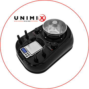 Unimix ricambio 2 Ciotole in acciaio originali per miscelatore unimix, l'originale macchina made in italy per le tinture da parrucchieri